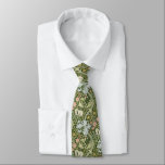 William Morris "Golden Lily" Floral Green Tie<br><div class="desc">William Morris was a Victorian English poet, novelist, translator, social activist, and renown textile designer who was associated with the British Arts and Crafts Movement. His amazing textile designs--which are mostly nature-related--are iconic and are still very popular today. This design is known as "Golden Lily, " and is composed of...</div>