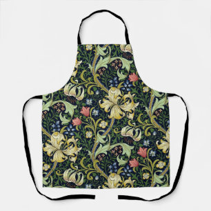 William Morris Golden Lily Floral Pattern Apron