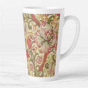William Morris Golden Lily Floral Pattern Latte Mug