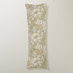 William Morris Golden Lily Garden Flower Classic Body Cushion