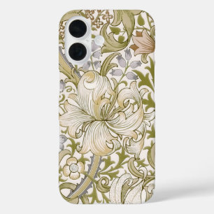 William Morris Golden Lily Garden Flower Classic iPhone 16 Case