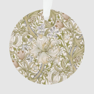 William Morris Golden Lily Garden Flower Classic Ornament
