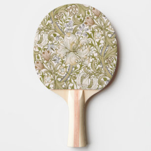 William Morris Golden Lily Garden Flower Classic Ping Pong Paddle