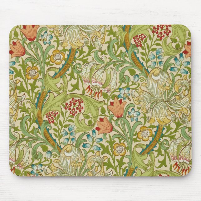 William Morris - Golden Lily Mouse Mat (Front)