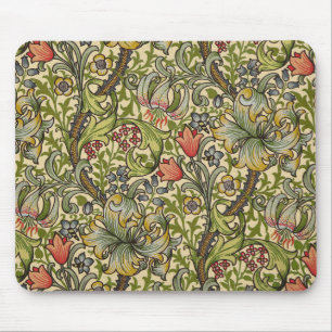 William Morris Golden Lily Pattern Mouse Mat