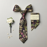 William Morris Golden Lily Purple Green Vintage Tie<br><div class="desc">William Morris Golden Lily Floral Vintage Art Wallpaper Design. William Morris was an English textile designer, artist, writer, and socialist associated with the Pre-Raphaelite Brotherhood and the British Arts and Crafts Movement. He founded a design firm in partnership with the artist Edward Burne-Jones, and the poet and artist Dante Gabriel...</div>