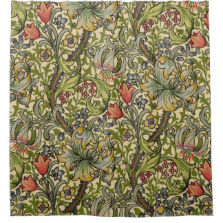 William Morris Golden Lily Shower Curtain