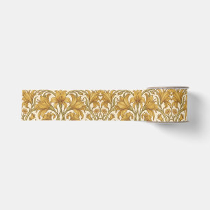 William Morris Golden Lily Vintage Floral Design Grosgrain Ribbon