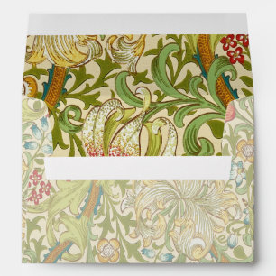William Morris Golden Lily Vintage Pre-Raphaelite Envelope