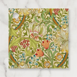 William Morris Golden Lily Vintage Pre-Raphaelite Favour Tags