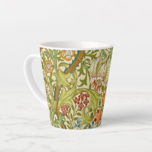 William Morris Golden Lily Vintage Pre-Raphaelite Latte Mug
