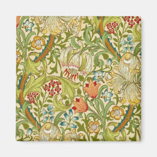 William Morris Golden Lily Vintage Pre-Raphaelite Magnet