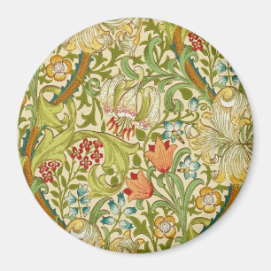 William Morris Golden Lily Vintage Pre-Raphaelite Magnet