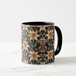 William Morris Golden Lily Vintage Pre-Raphaelite Mug