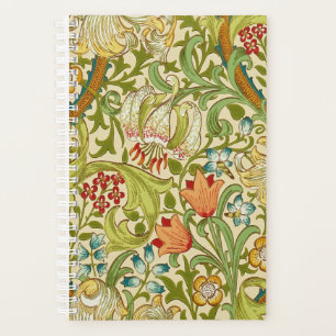 William Morris Golden Lily Vintage Pre-Raphaelite Planner