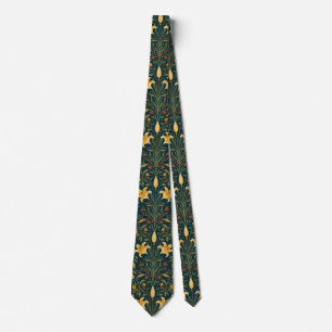 William Morris Golden Lily Vintage Pre-Raphaelite Tie