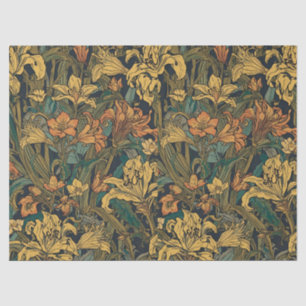 William Morris Golden Lily Vintage Pre-Raphaelite Tissue Paper