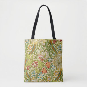 William Morris Golden Lily Vintage Pre-Raphaelite Tote Bag