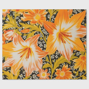 William Morris Golden Lily Vintage Pre-Raphaelite Wrapping Paper