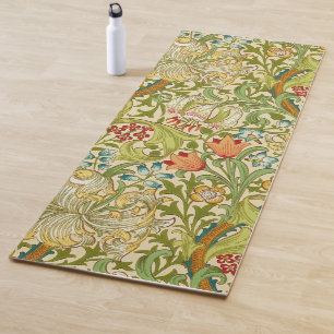 William Morris Golden Lily Vintage Pre-Raphaelite Yoga Mat