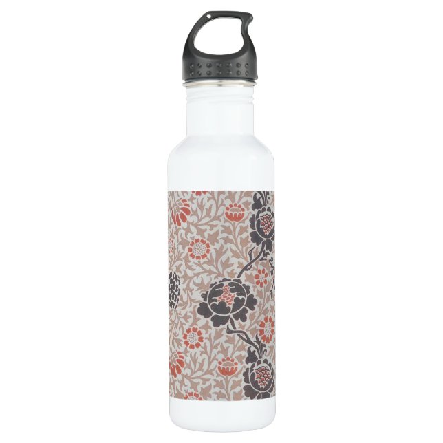 William Morris Grafton Botanic Art Design 710 Ml Water Bottle (Front)