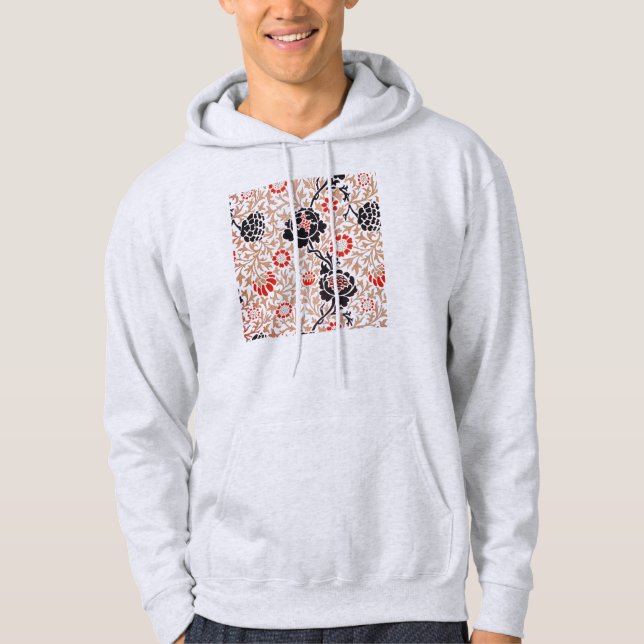 William Morris Grafton Botanic Art Design Hoodie (Front)