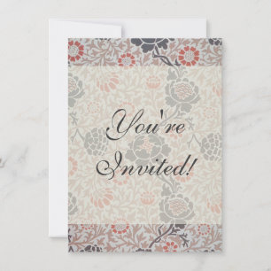 William Morris Grafton Botanic Art Design Invitation