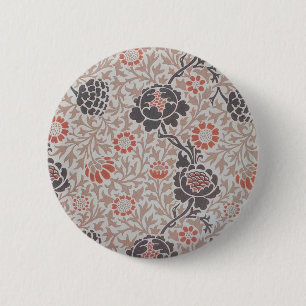 William Morris Grafton Wallpaper 6 Cm Round Badge