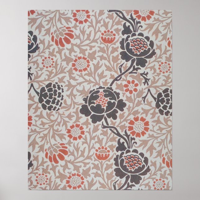 William Morris Grafton Wallpaper Poster (Front)