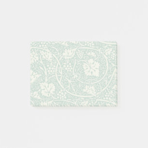 William Morris Grape Pattern Teal Turquoise Post-it Notes