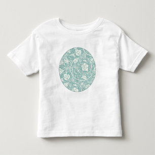 William Morris Grape Pattern Teal Turquoise Toddler T-Shirt