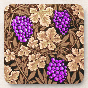 William Morris Grapevine, Brown and Purple Coaster