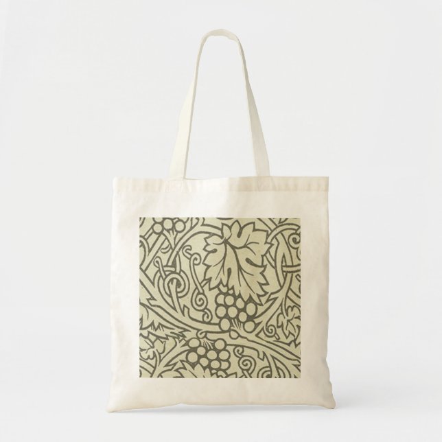William Morris Grapevine Sage Wallpaper Tote Bag (Front)