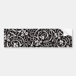 William Morris Grapevine Vine Leaf Pattern Bumper Sticker