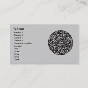 William Morris Grapevine Vine Leaf Pattern Business Card