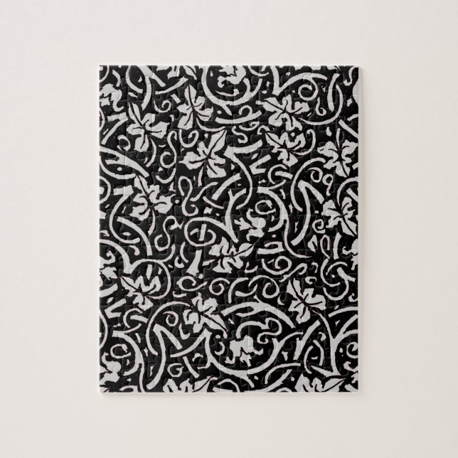 William Morris Grapevine Vine Leaf Pattern Jigsaw Puzzle (Vertical)