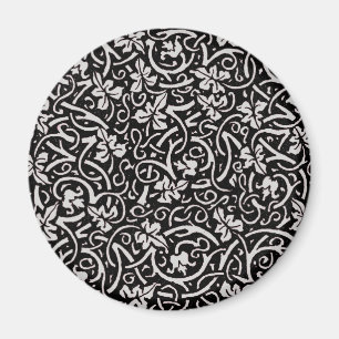 William Morris Grapevine Vine Leaf Pattern Magnet