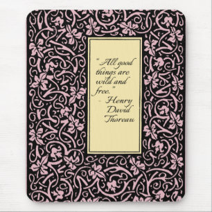 William Morris Grapevine Vine Leaf Pattern Mouse Mat