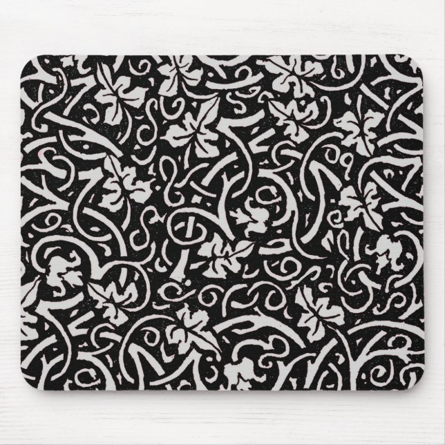 William Morris Grapevine Vine Leaf Pattern Mouse Mat (Front)