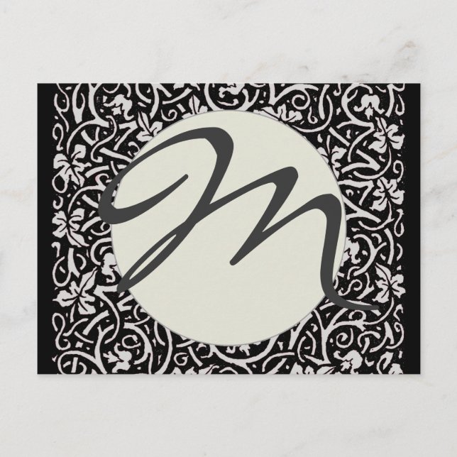 William Morris Grapevine Vine Leaf Pattern Postcard (Front)