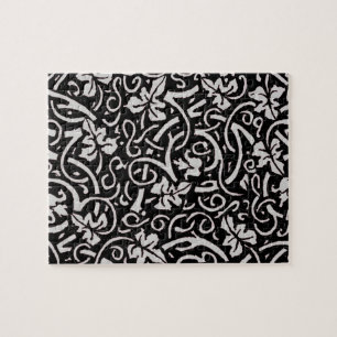 William Morris Grapevine Wallpaper Pattern Jigsaw Puzzle