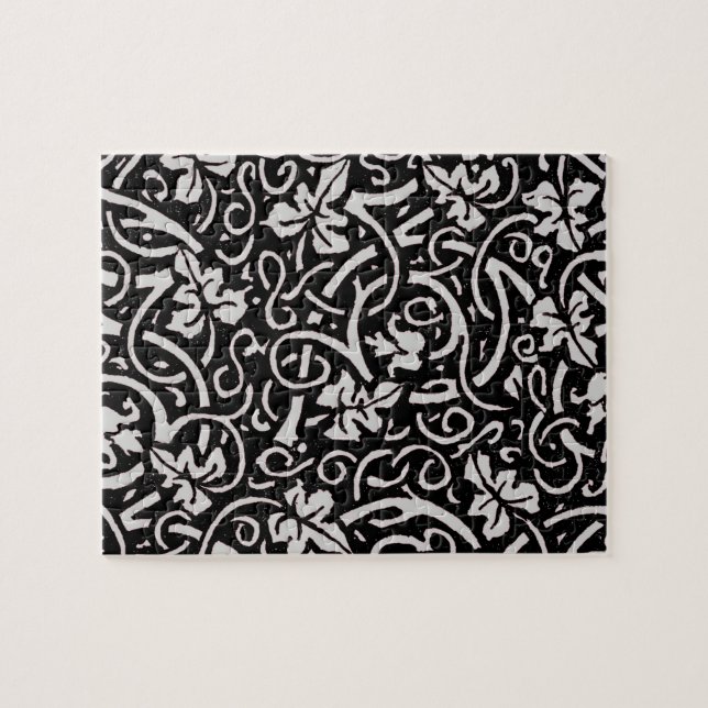 William Morris Grapevine Wallpaper Pattern Jigsaw Puzzle (Horizontal)