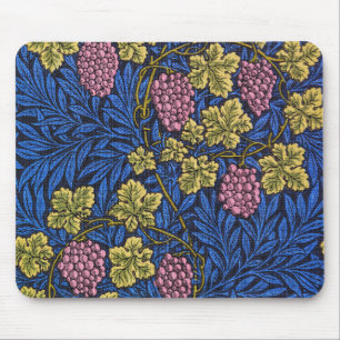 William Morris Grapevine (Wine Vines) Pattern Mouse Mat