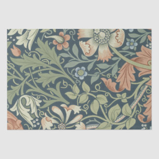 William Morris Green Leicester Vintage Art Nouveau Tissue Paper