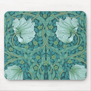 William Morris - Green Pimpernel Pattern Mouse Mat
