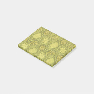 William Morris Green Tulip Lily Wallpaper Post-it Notes