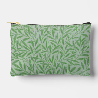 William Morris green willow leaves Accessory Pouch