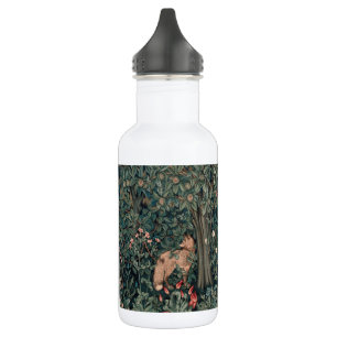 William Morris Greenery Fox Wildlife Art 532 Ml Water Bottle