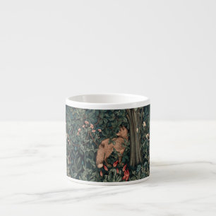 William Morris Greenery Fox Wildlife  Espresso Cup