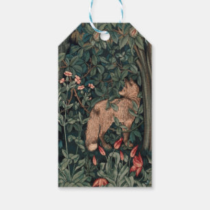 William Morris Greenery Fox Wildlife  Gift Tags